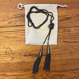 Kendra Scott Phara Necklace in Gunmetal